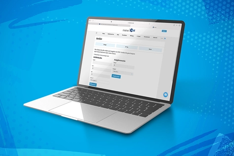 E-Paper auf dem Laptop