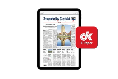 Tablet mit der E-Paper-App