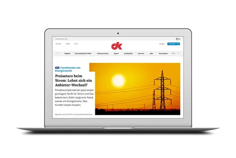 Laptop mit dk-online.de