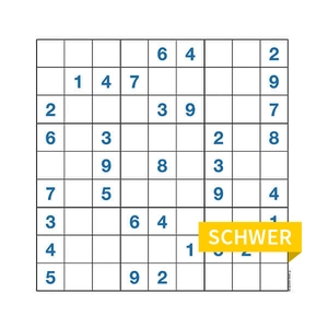 Sudoku schwer Bild