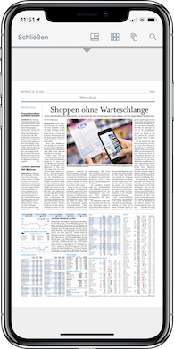 dk premium-App, Ansicht 2