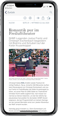 dk premium-App, Ansicht 3