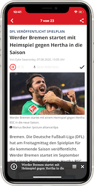 dk News-App, Ansicht 3